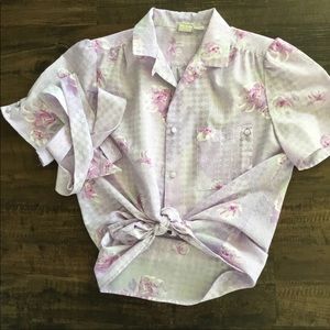 Vintage floral top